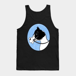 The Apollo - Black and White Paint Horse Tank Top